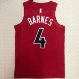 Toronto Raptors BARNES #4 Red Away NBA Jerseys