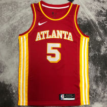2023 Hawks MURRAY #5 Red NBA Jersey