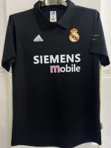 2002-2003 RM Away Black Edición Centenaria Retro Jersey