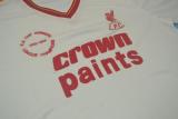 1985-1986 LFC Away White Retro Soccer Jersey