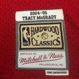 2004/05 Rockets MCGRADY #21 Retro Red NBA Jerseys热压