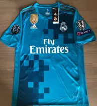 2017/18 RM Third Retro Soccer Jersey (Have All Patch 2017+12 全臂章)