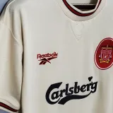 1996-97 LFC Away White Retro Soccer Jersey