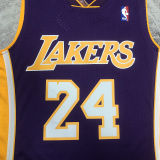 2008/09 Lakers BRYANT #24 Purple Retro NBA Jerseys 热压