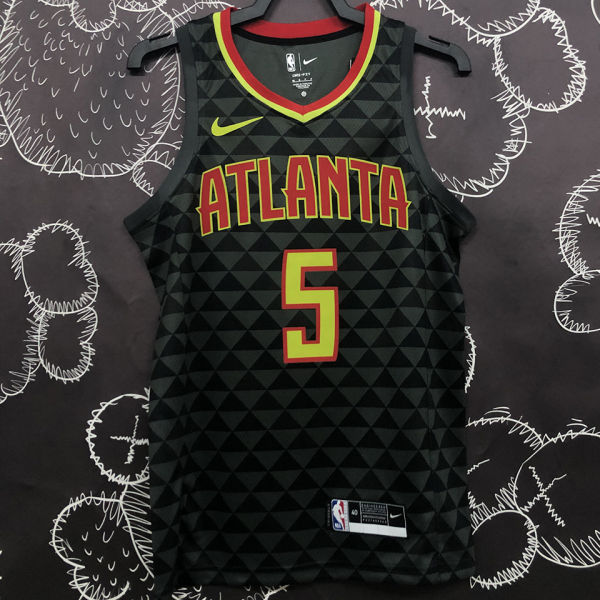Hawks MURRAY #5 Black NBA Jersey