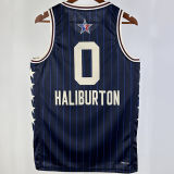 2024 ALL-STAR HALIBURTON #0 Blue NBA Jerseys