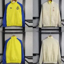2023 Al Nassr ReversibleYellow White Windbreaker 双面