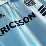 1998/1999 Marseille Away Blue Retro Soccer Jersey