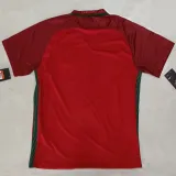 2016 Portugal Home Retro Soccer Jersey