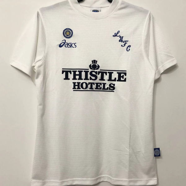 1995/96 Leeds United Home White Retro Soccer Jersey
