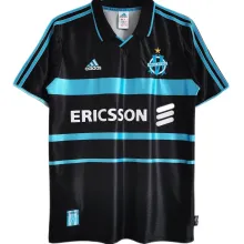 1999/2000 Marseille Third Black Retro Soccer Jersey