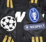 2011/12 RM Away Black Long Sleeve Retro Jersey