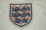 1982 England Home White Retro Soccer Jersey