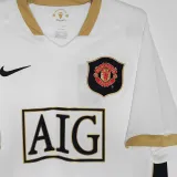2006/07 M Utd Away White Retro Soccer Jersey