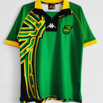 1998 JAMAICA Away Green Retro Soccer Jersey
