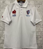 2023 France Away White Rugby T Shirt 法国