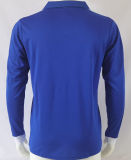 1982/84 France Home Blue Retro Long Sleeve Jersey