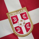 2010 Serbia Home Red Retro Retro Jersey