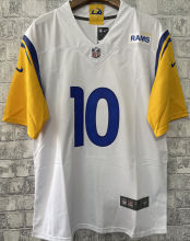 Men's Los Angeles Rams KUPP # 10 White NFL Jersey 公羊