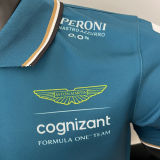 ALONSO #14 Aston Martin F1 Green Team POLO T-Shirt 2023 (有领 阿斯顿马丁)
