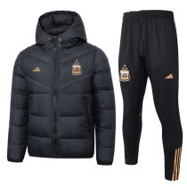 2024 Argentina Black Cotton Jacket （A Set）
