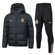 2024 Argentina Black Cotton Jacket （A Set）