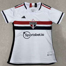 2023/24 Sao Paulo Home White Women Soccer Jersey