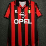 1996/1997 AC Milan Home Retro Soccer Jersey