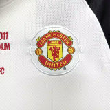 2010/11 M Utd Away White Retro UCL Version Soccer Jersey（胸前有绣欧冠决赛小字）
