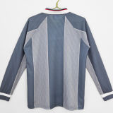 1996 England Away Grey Retro Long Sleeve Jersey