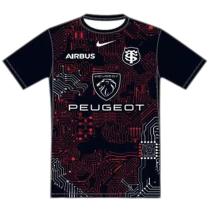 2022/23 Stade Toulousain Away Black Rugby Shirt 图卢斯