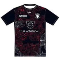 2022/23 Stade Toulousain Away Black Rugby Shirt 图卢斯