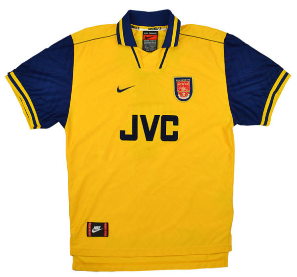 1996/97 ARS Away Yellow Retro Soccer Jersey