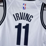 Nets IRVING #11 White Kids NBA Jersey 热压