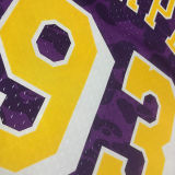 1993 Lakers BAPE×M&N #93 Purple NBA Jerseys