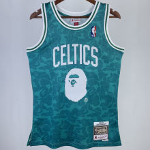 1985/86 Celtics BAPE×M&N #93 Black NBA Jerseys