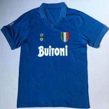 1987/88 Napoli Home Blue Retro Soccer Jersey