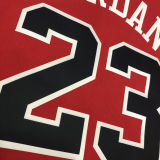 Bulls Jordan #23 Red NBA Jerseys Hot Pressed
