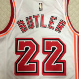 Miami Heat BUTLER #22 White Retro NBA Jerseys