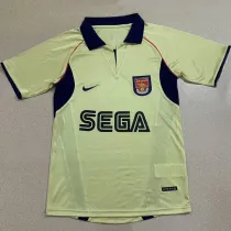 2002 ARS Away Yellow Retro Soccer Jersey