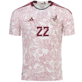 H. LOZANO #22 Mexico 1:1 Quality Away Fans Soccer Jersey ★★