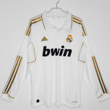 RONALDO # 7 RM Home Retro Long Sleeve Jersey 2011/12 (Have All Patch) (蓝9字杯) 全套章 ★★