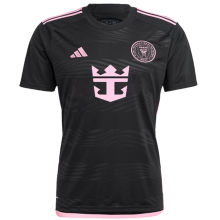 2023/24 Inter Miami 1:1 Quality Away Black Fans Jersey 胸前新广告