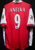 ANELKA #9 ARS Home Retro Jersey 1998/99 (Have Patch 带 1997-1998 金双臂章 FA Premier League Font 英超字体 ) ★★
