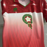 1994/95 Morocco Red Retro Soccer Jersey