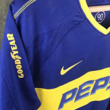2003/2004 Boca Home Retro Soccer Jersey