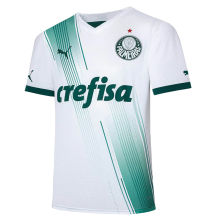 2023/24 Palmeiras 1:1 Quality Away White Fans Soccer Jersey