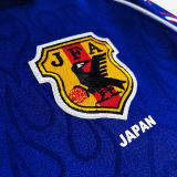 1998 Japan Home Blue Retro Long Sleeve Retro Jersey