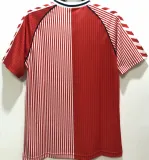 1986 Denmark Home Red Retro Soccer Jersey