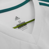 2017/18 RM Home White Retro Long Sleeve Soccer Jersey